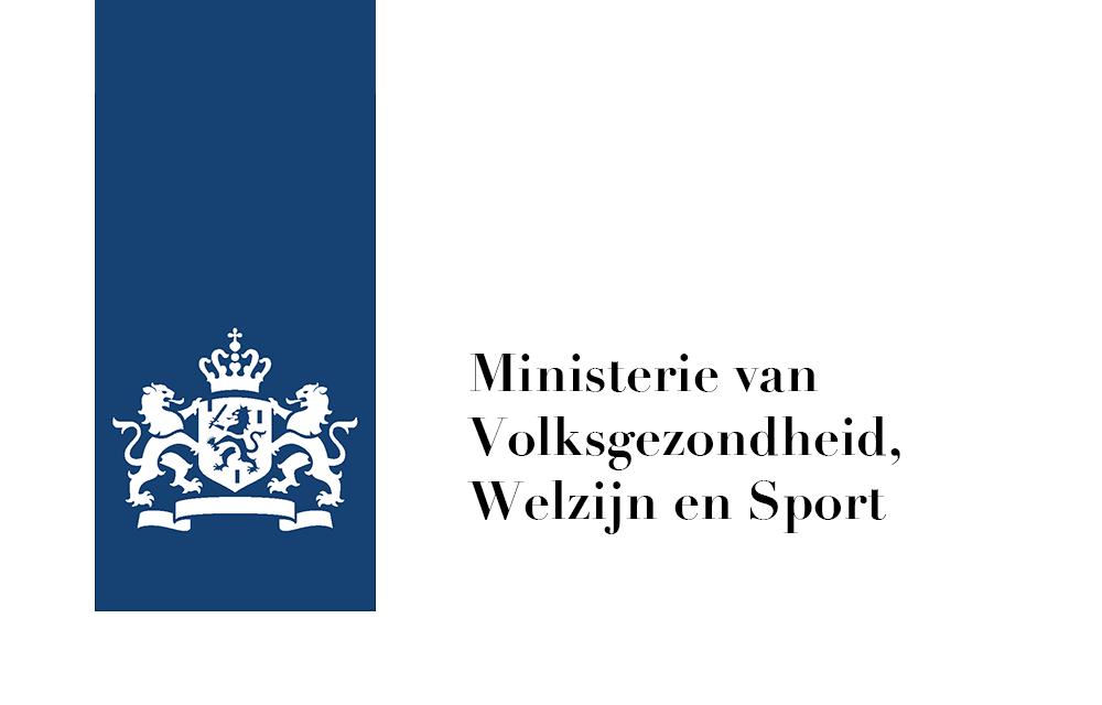 Logo ministerie van volksgezondheid, welzijn en sport.
