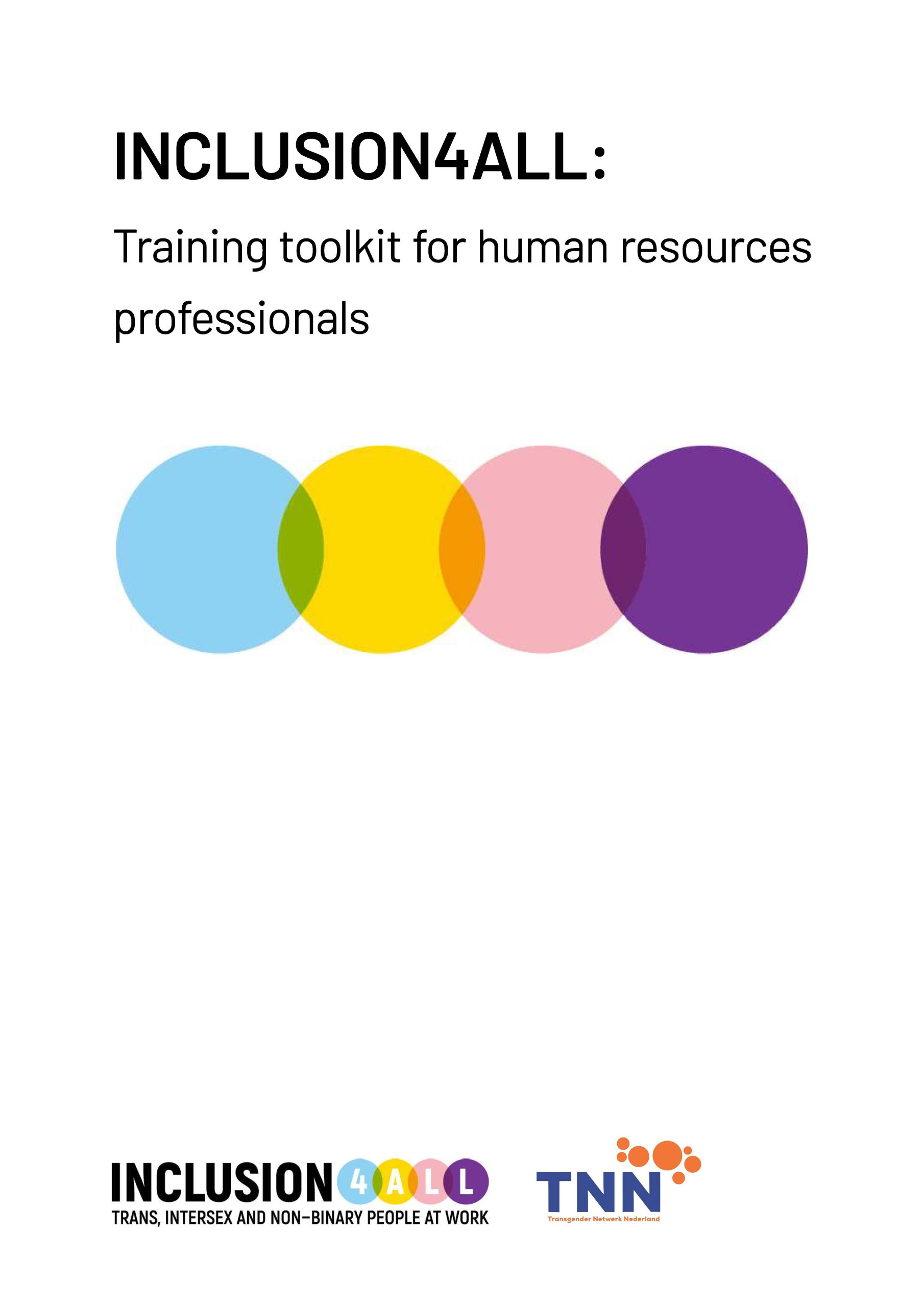 Voorblad I4A HR training toolkit