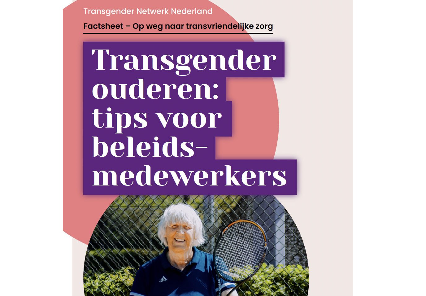 Afbeelding factsheet: transgender ouderen; tips voor beleidsmedewerkers