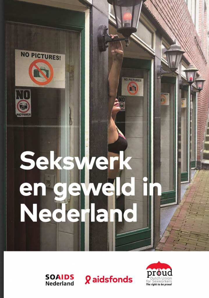 poster over sekswerk en geweld in Nederland