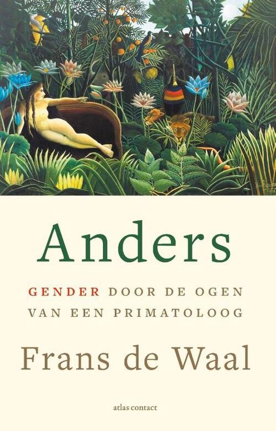 Cover van het boek Anders (Gender door de ogen van een primatolooog) door Frans de Waal