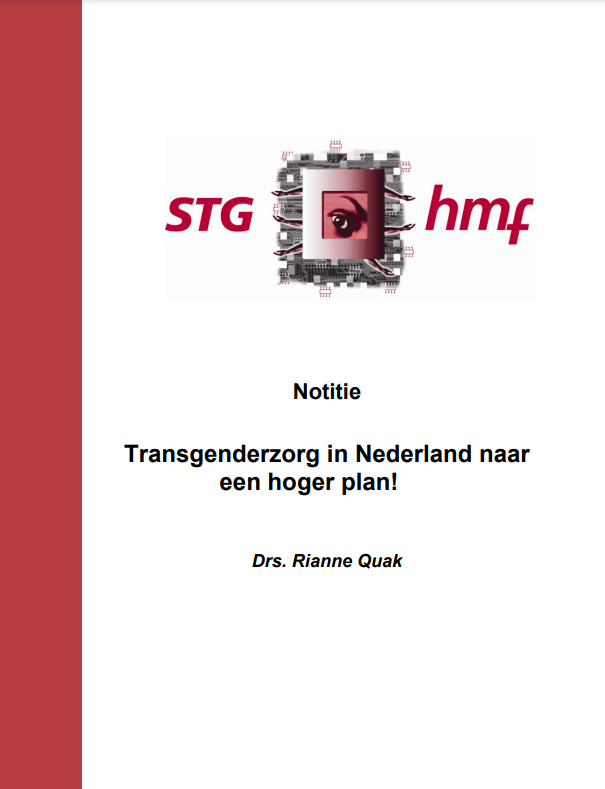 Transgenderzorg in Nederland naar een hoger plan